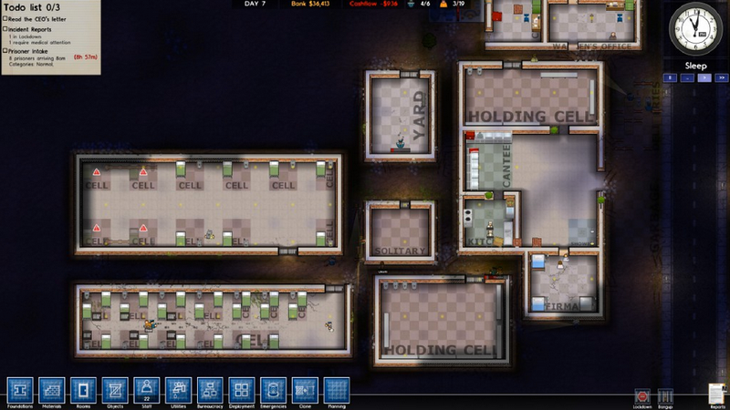 Illustration for article titled I'd Rather Be Playing Prison Architect, a Most Uncomfortable Game